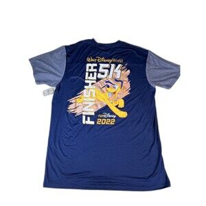 Run Disney Walt Disney World 5K 2022 Pluto Athletic Shirt Size Large NWT New